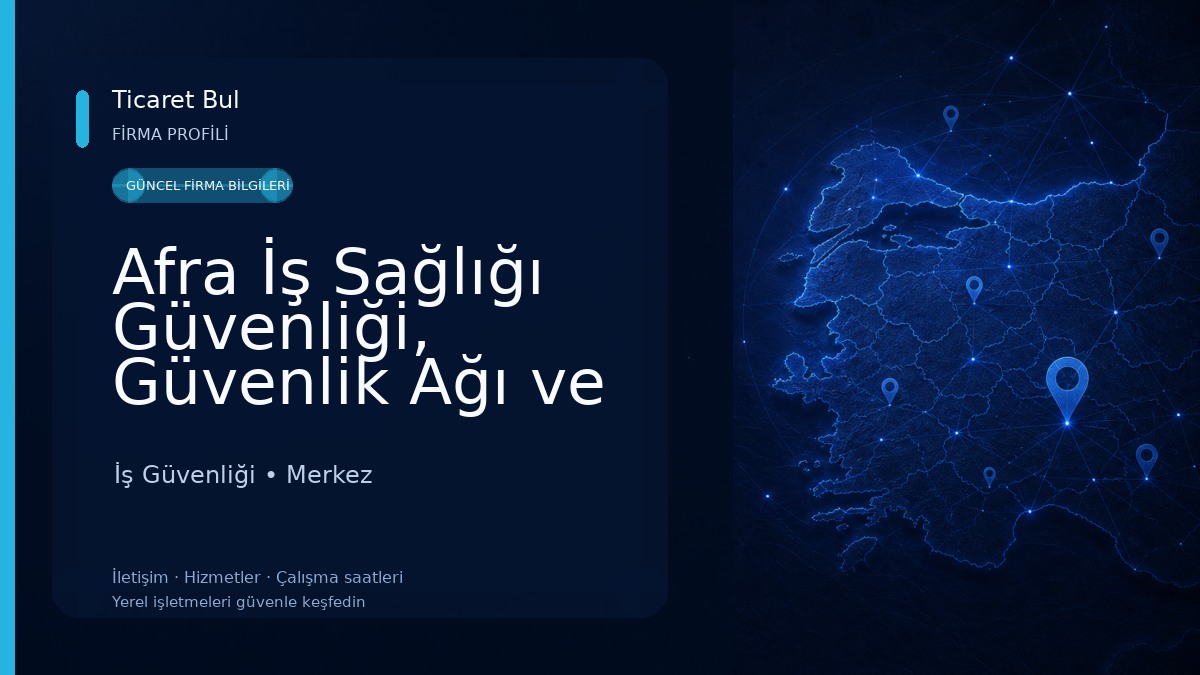 Afra İş Sağlığı Güvenliği, Güvenlik Ağı ve Filesi İş Güvenliği