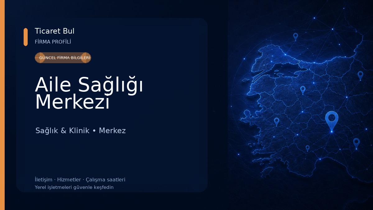 Aile Sağlığı Merkezi Sağlık & Klinik