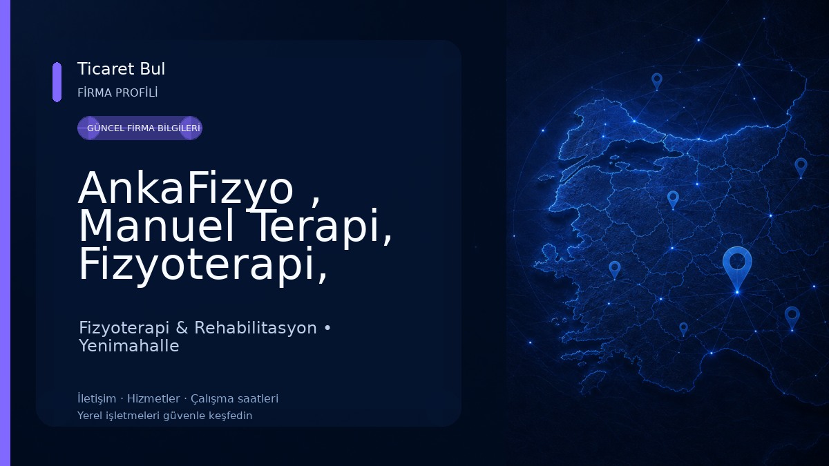 AnkaFizyo , Manuel Terapi, Fizyoterapi, Batıkent , Kayroprakti Fizyoterapi & Rehabilitasyon