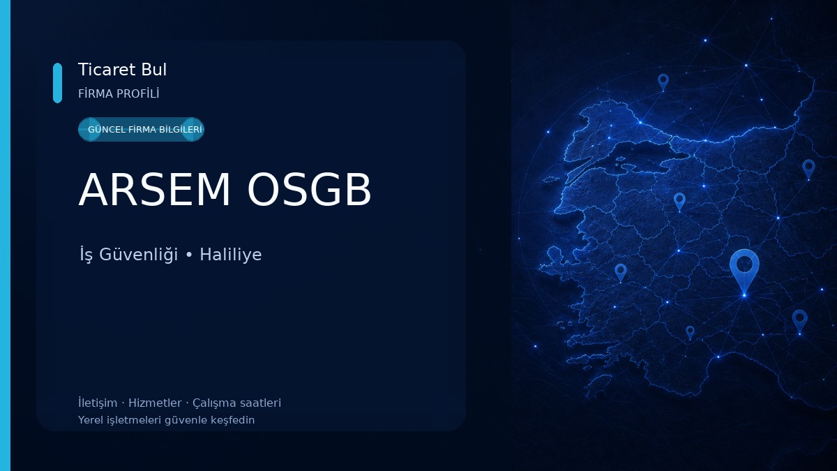 ARSEM OSGB İş Güvenliği