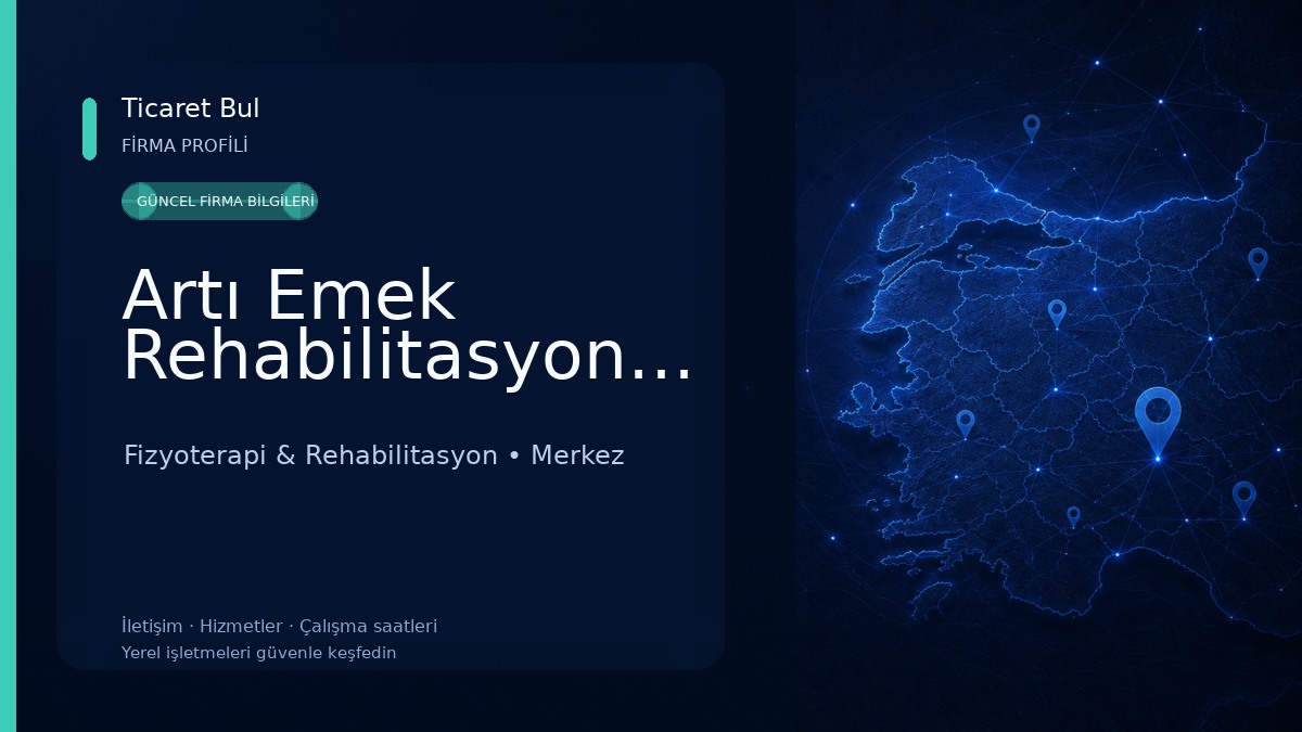 Artı Emek Rehabilitasyon/Eğitim Fizyoterapi & Rehabilitasyon
