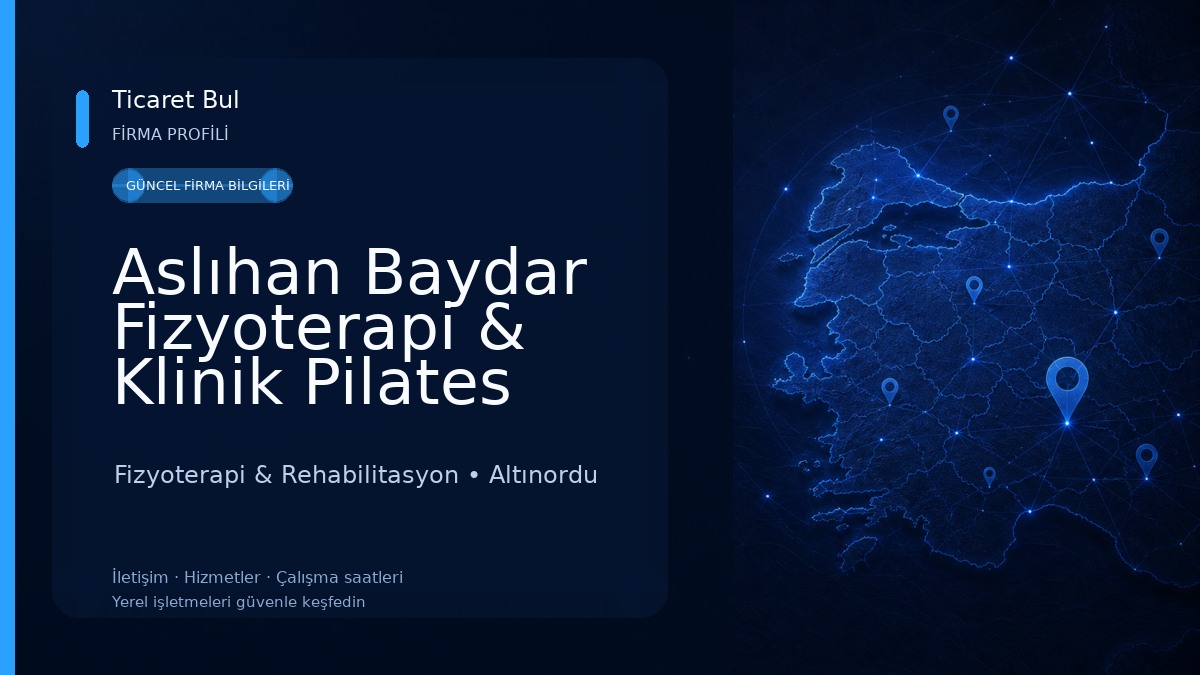 Aslıhan Baydar Fizyoterapi & Klinik Pilates Merkezi Fizyoterapi & Rehabilitasyon
