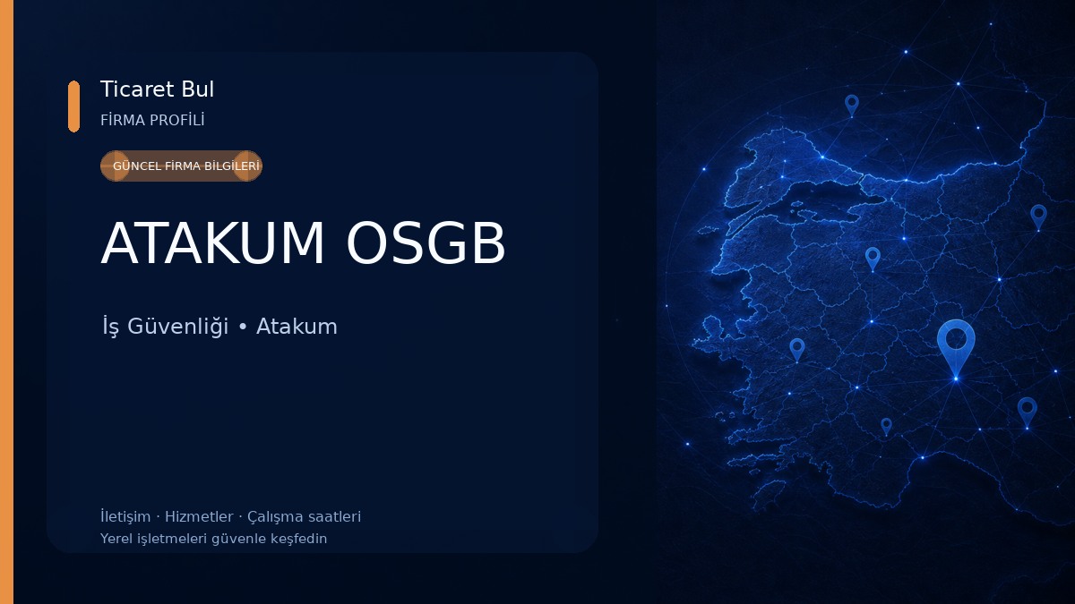 ATAKUM OSGB İş Güvenliği