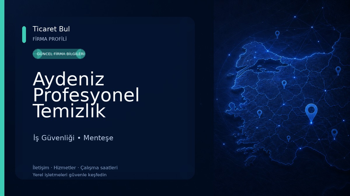 Aydeniz Profesyonel Temizlik Hizmetleri İş Güvenliği