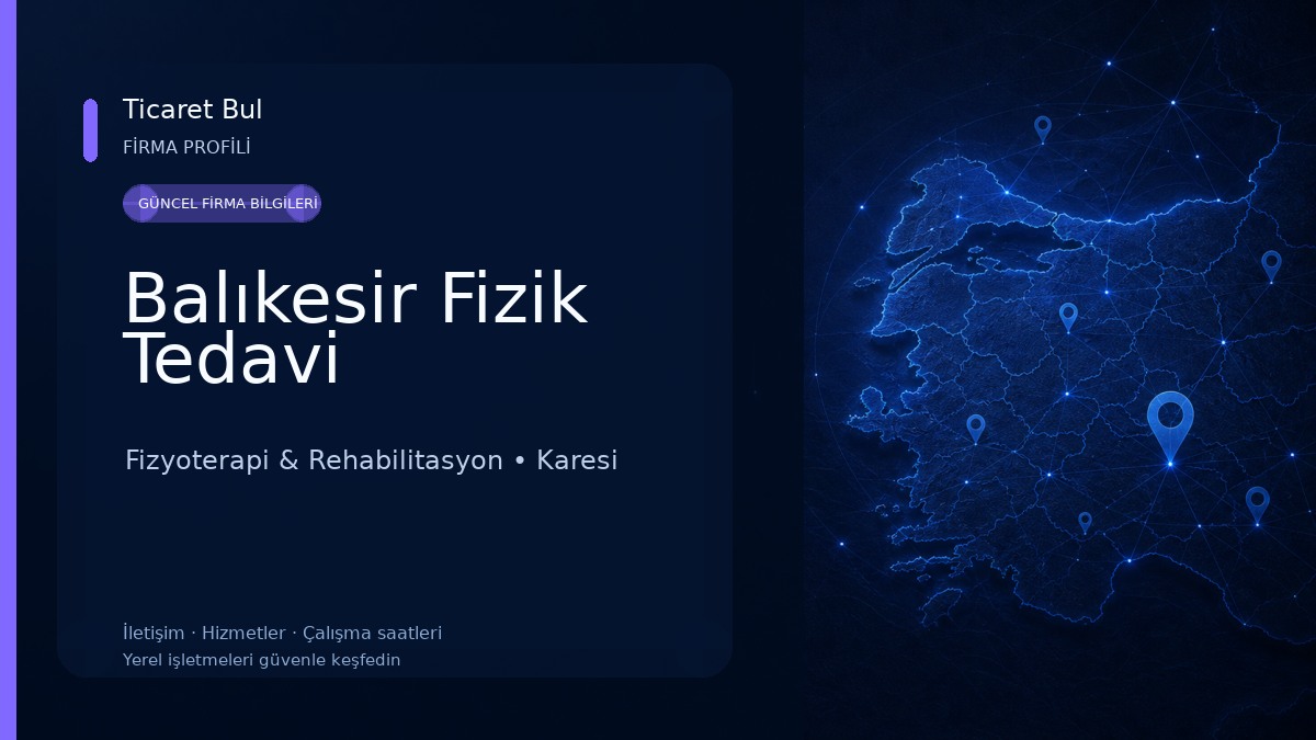 Balıkesir Fizik Tedavi Fizyoterapi & Rehabilitasyon