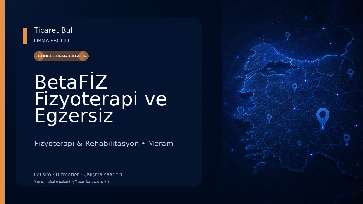 BetaFİZ Fizyoterapi ve Egzersiz Danışma Merkezi Fizyoterapi & Rehabilitasyon
