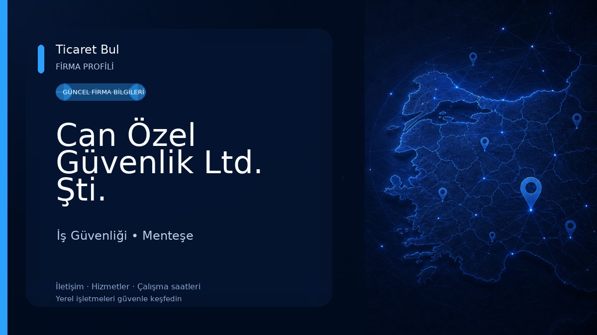 Can Özel Güvenlik Ltd. Şti. 