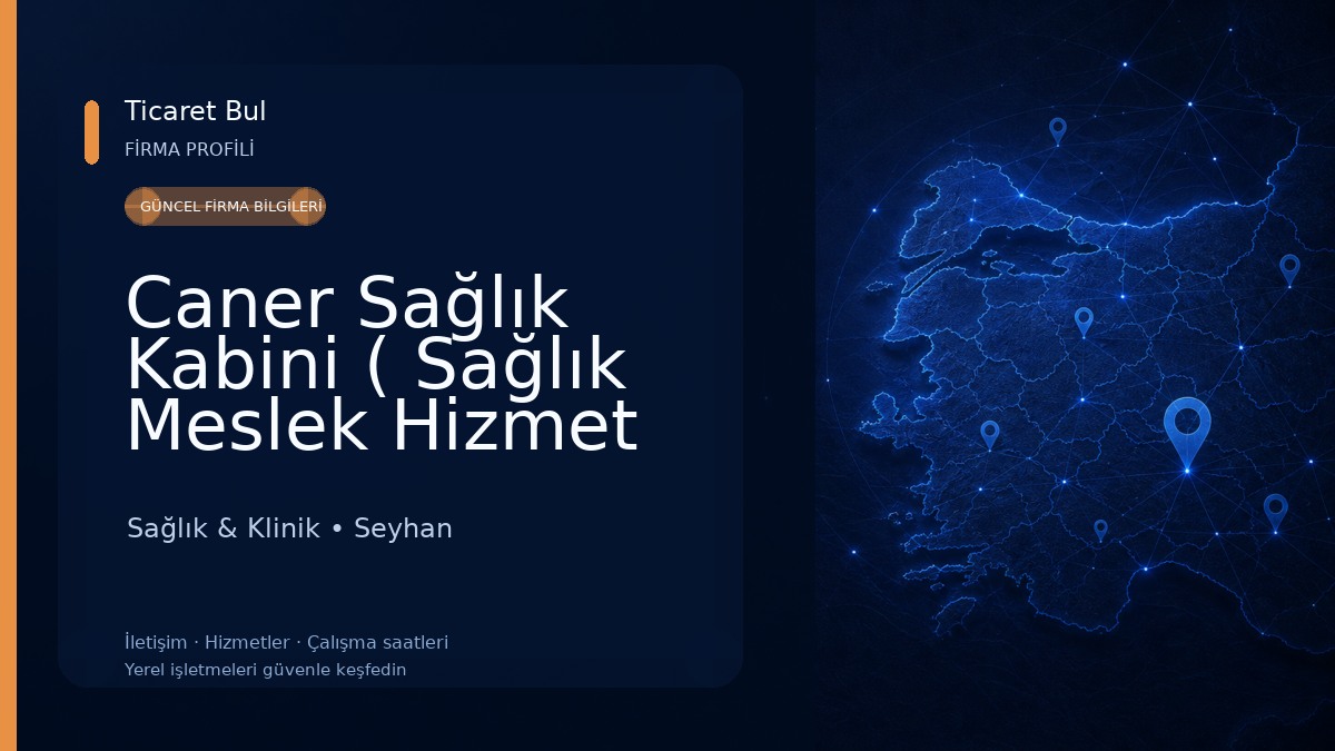 Caner Sağlık Kabini ( Sağlık Meslek Hizmet Birimi) Sağlık & Klinik