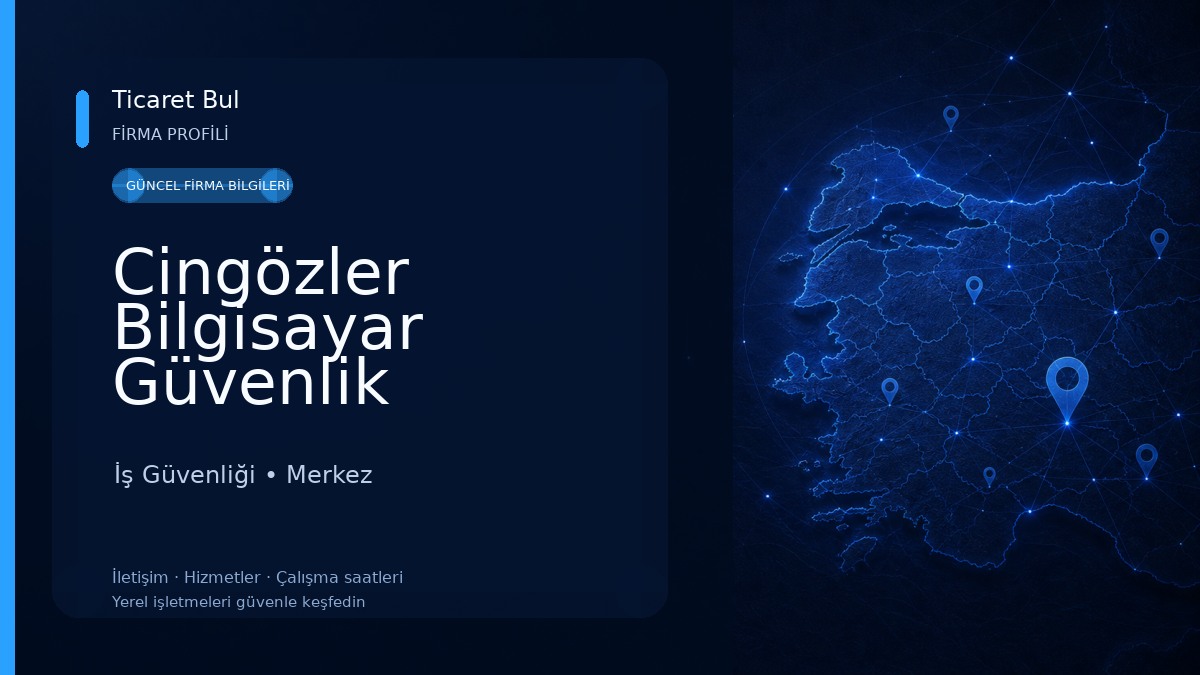 Cingözler Bilgisayar Güvenlik Network Fiber İş Güvenliği
