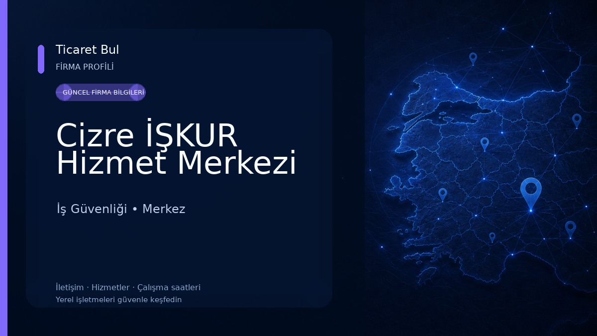 Cizre İŞKUR Hizmet Merkezi