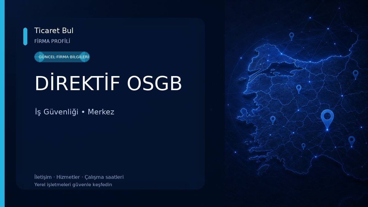 DİREKTİF OSGB 