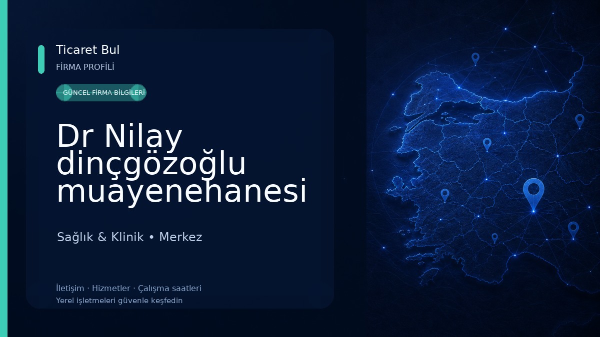 Dr Nilay dinçgözoğlu muayenehanesi 