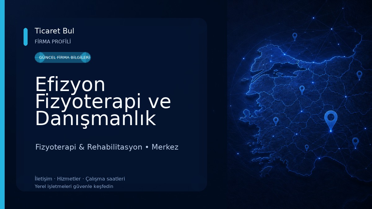Efizyon Fizyoterapi ve Danışmanlık Merkezi Fizyoterapi & Rehabilitasyon