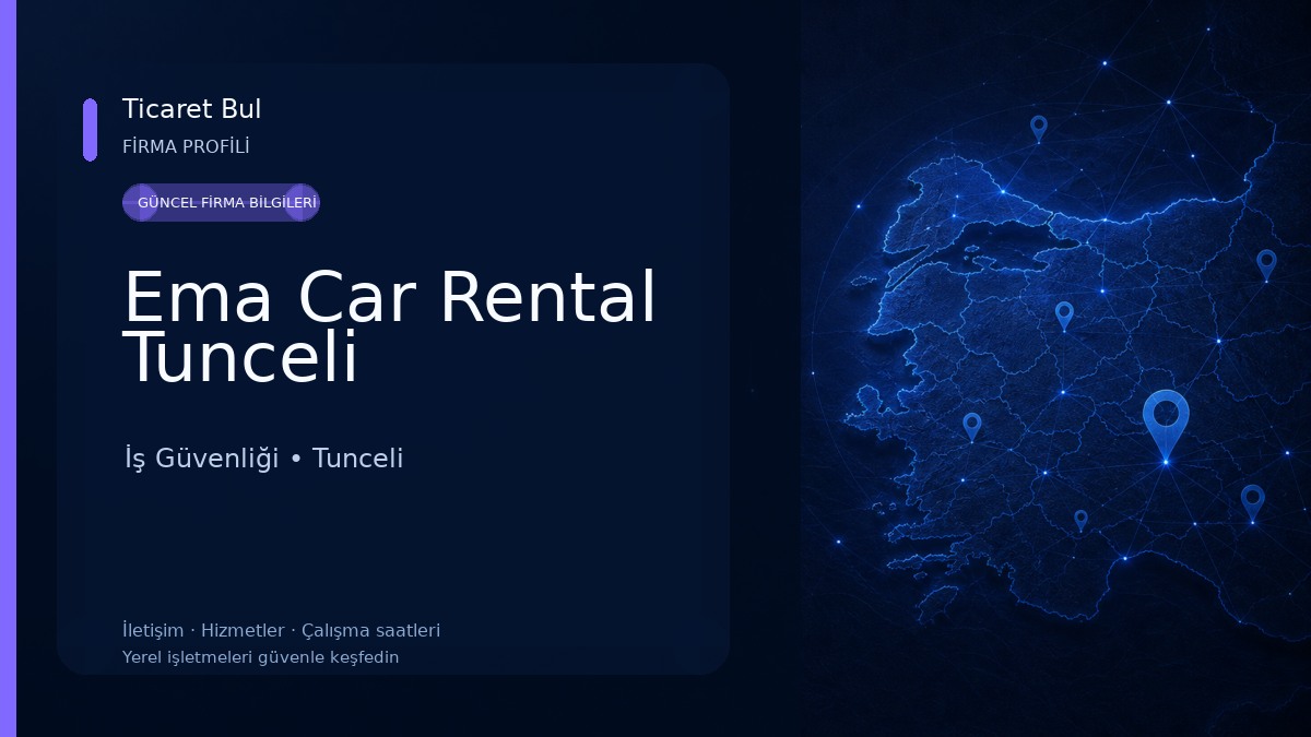 Ema Car Rental Tunceli