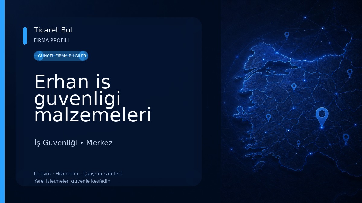 Erhan is guvenligi malzemeleri temizlik ve ambalaj ürünleri 