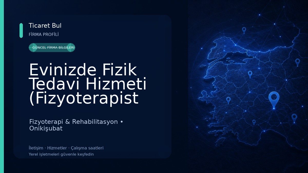 Evinizde Fizik Tedavi Hizmeti (Fizyoterapist Emre)