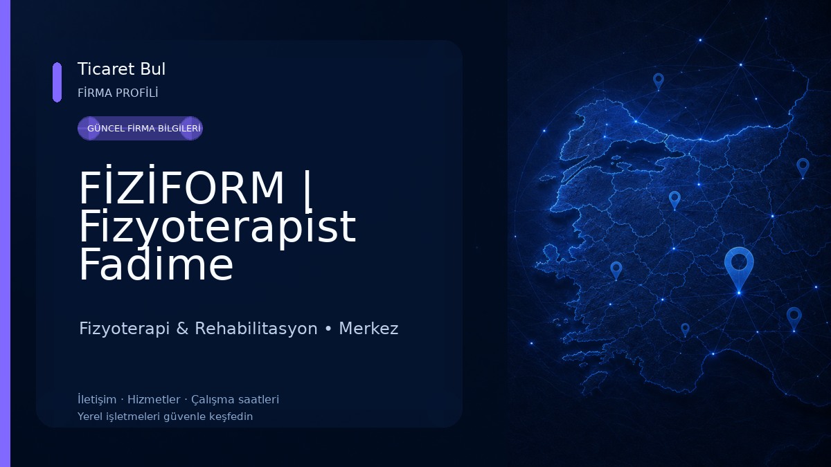 FİZİFORM | Fizyoterapist Fadime BOZKURT 