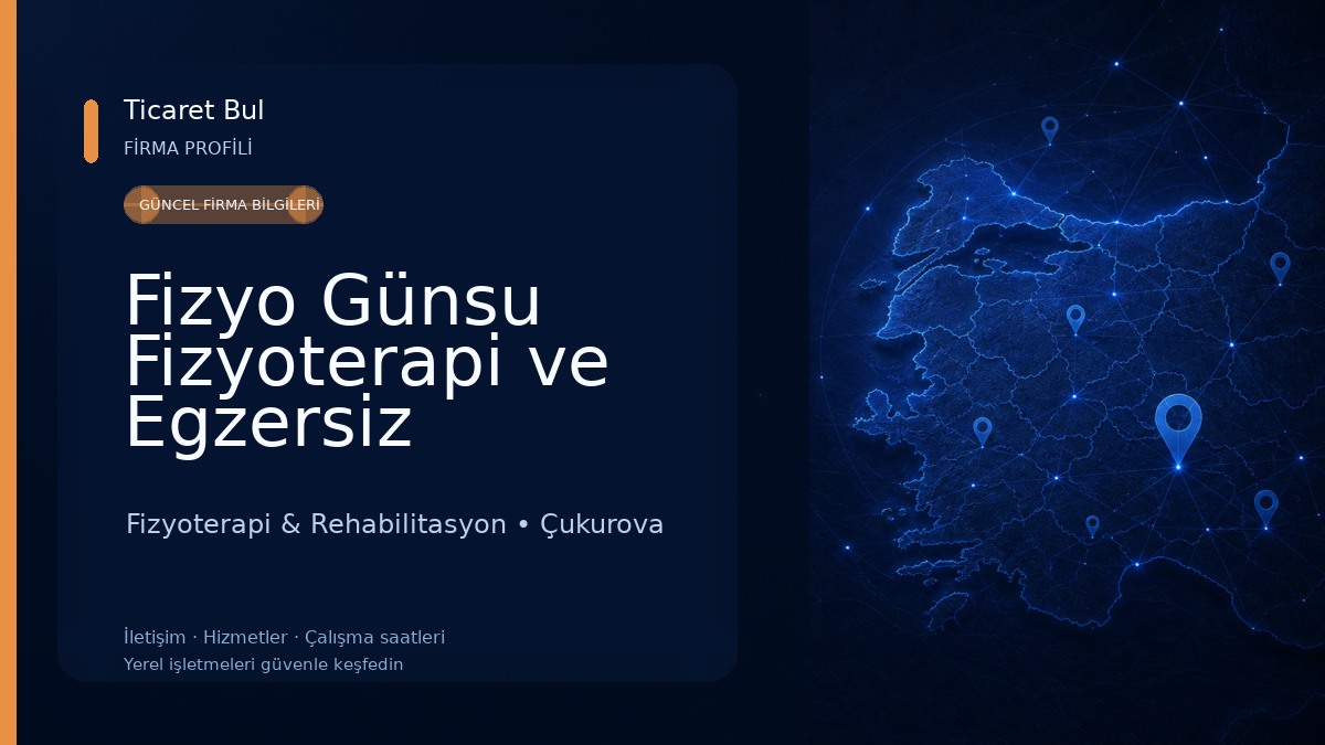Fizyo Günsu Fizyoterapi ve Egzersiz Danışmanlık Merkezi Fizyoterapi & Rehabilitasyon