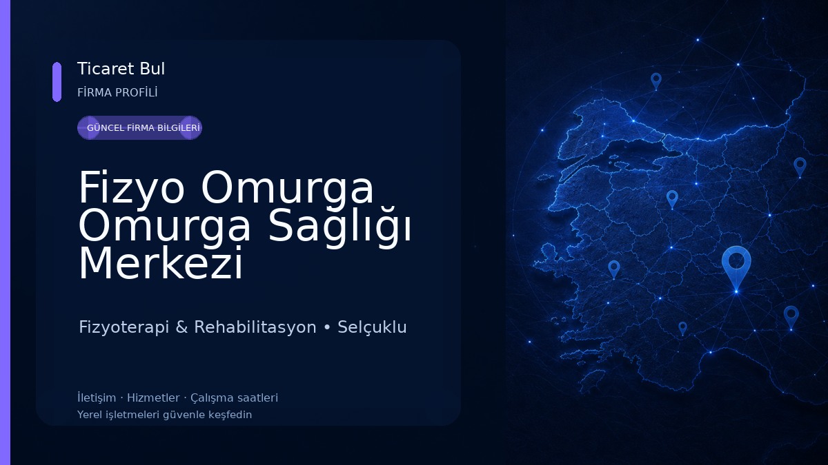 Fizyo Omurga Omurga Sağlığı Merkezi Fizyoterapi & Rehabilitasyon