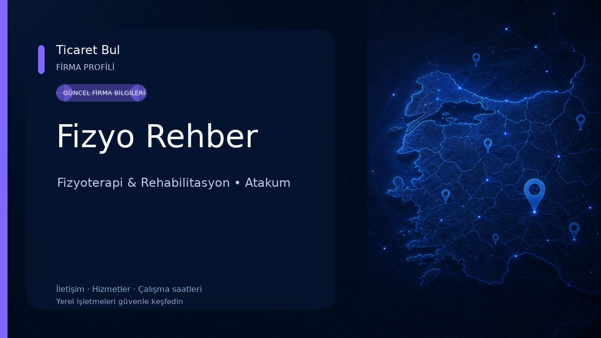 Fizyo Rehber Fizyoterapi & Rehabilitasyon