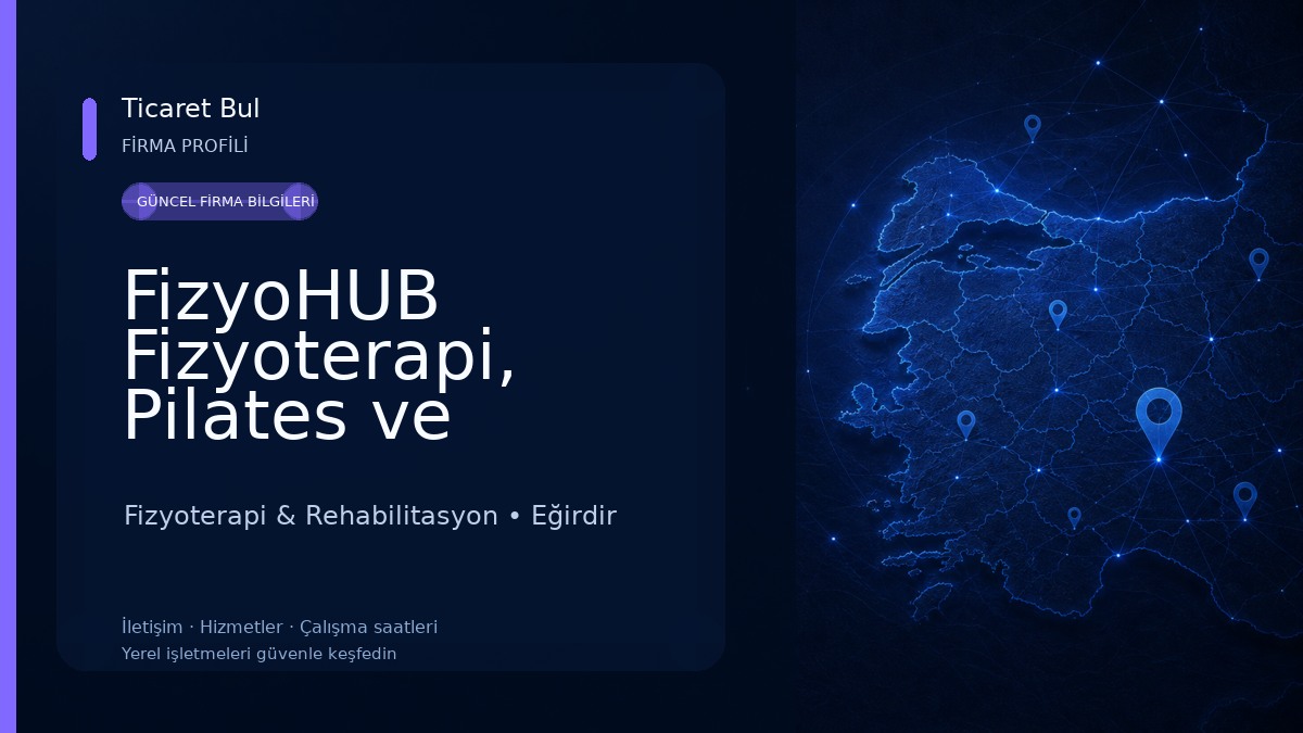 FizyoHUB Fizyoterapi, Pilates ve Sağlıklı Yaşam Merkezi 
