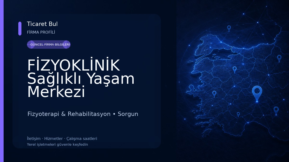 FİZYOKLİNİK Sağlıklı Yaşam Merkezi yozgat/sorgun 