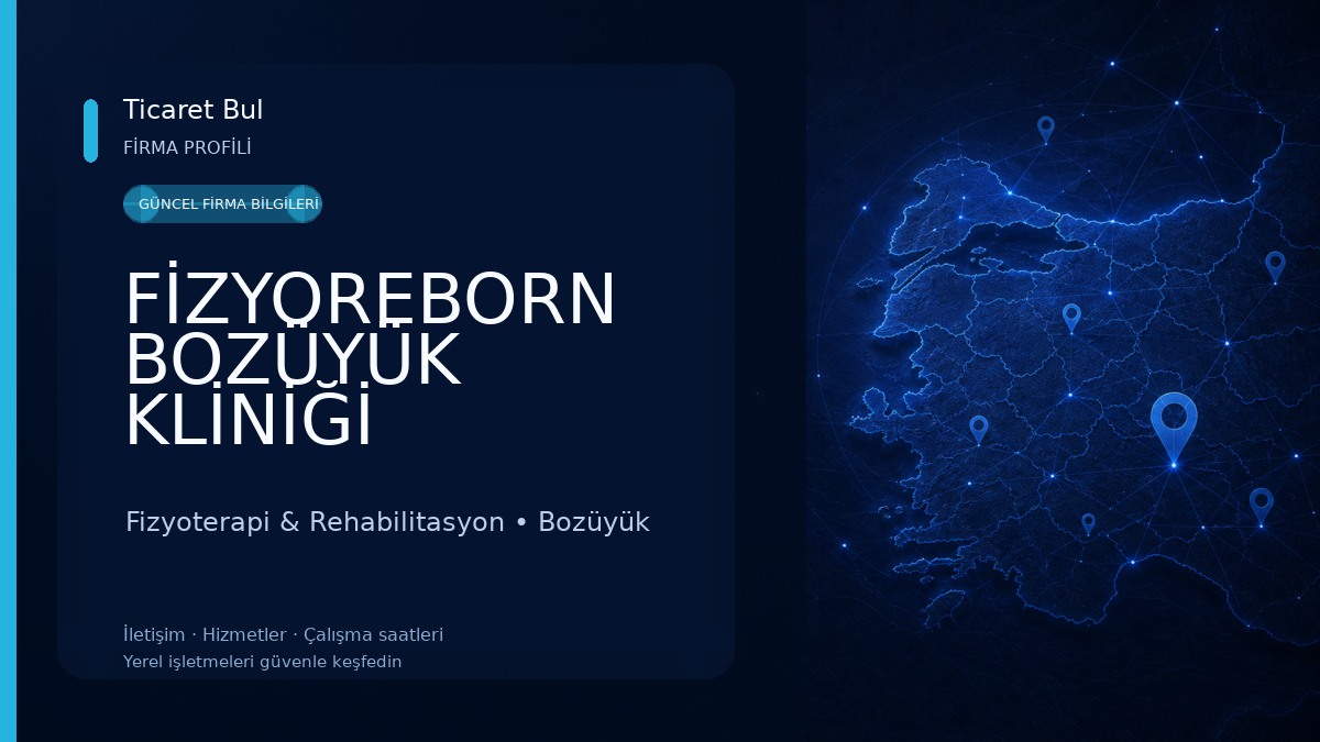FİZYOREBORN BOZÜYÜK KLİNİĞİ Fizyoterapi & Rehabilitasyon