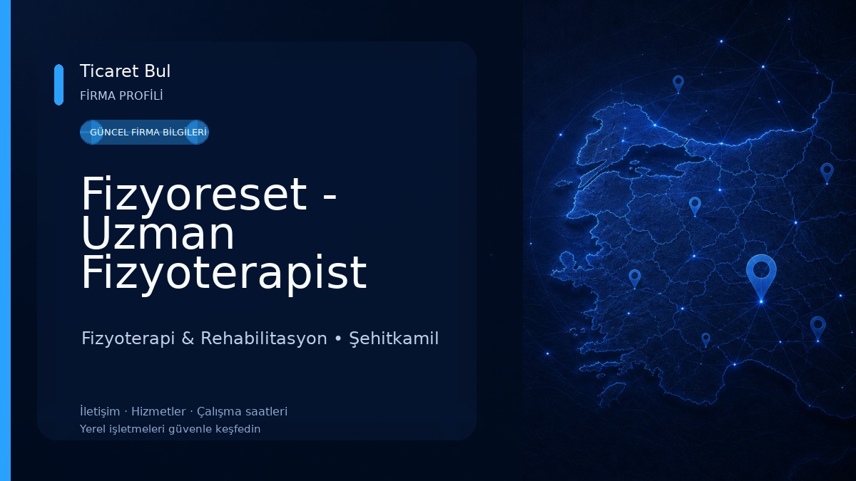 Fizyoreset - Uzman Fizyoterapist Merve Kalındemirtaş