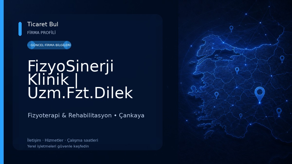 FizyoSinerji Klinik | Uzm.Fzt.Dilek Nur Kara 