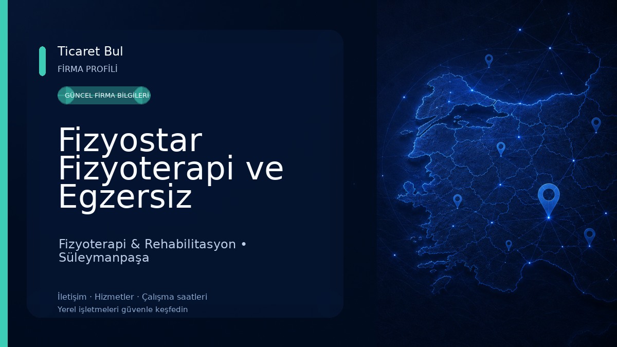 Fizyostar Fizyoterapi ve Egzersiz Danışmanlık Merkezi Fizyoterapi & Rehabilitasyon