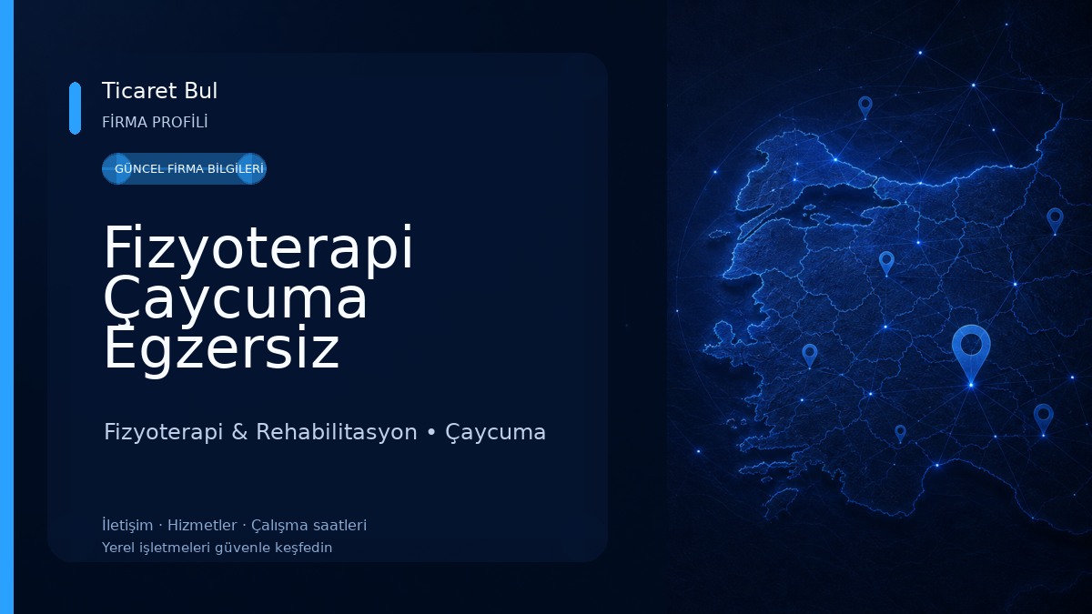Fizyoterapi Çaycuma Egzersiz Danışmanlık Merkezi Fizyoterapi & Rehabilitasyon