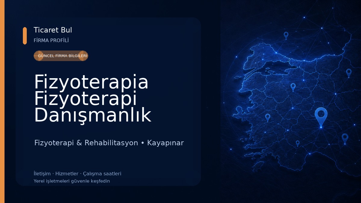 Fizyoterapia Fizyoterapi Danışmanlık Merkezi Fizyoterapi & Rehabilitasyon