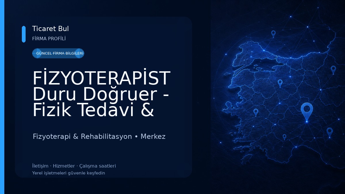 FİZYOTERAPİST Duru Doğruer - Fizik Tedavi & Reformer Pilates 