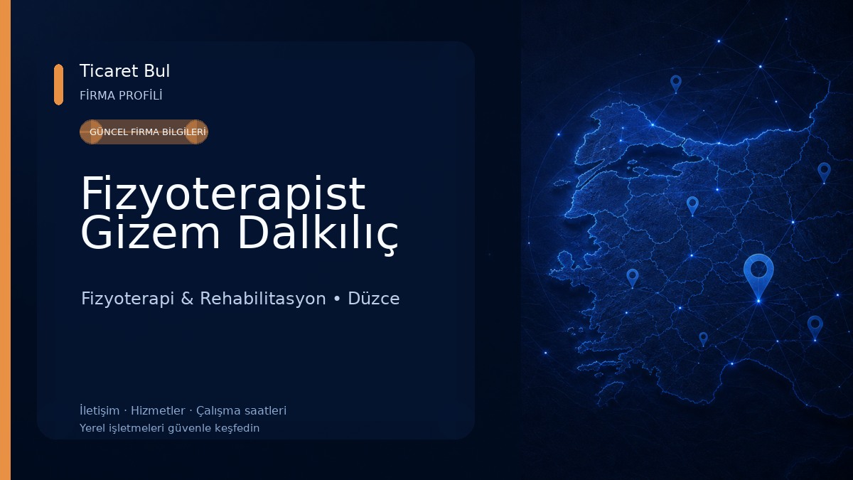Fizyoterapist Gizem Dalkılıç Fizyoterapi & Rehabilitasyon