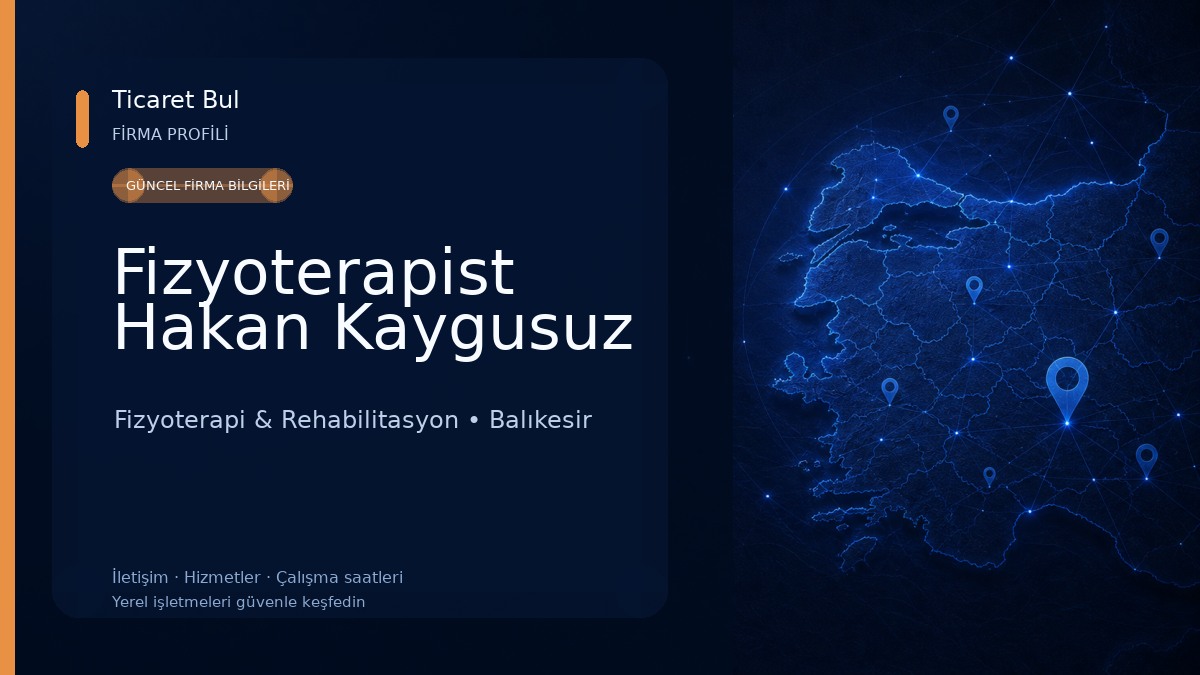 Fizyoterapist Hakan Kaygusuz