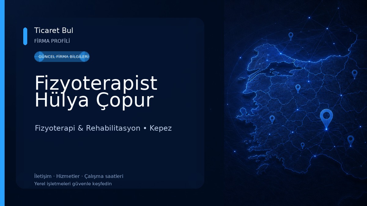 Fizyoterapist Hülya Çopur