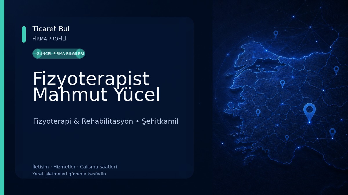 Fizyoterapist Mahmut Yücel