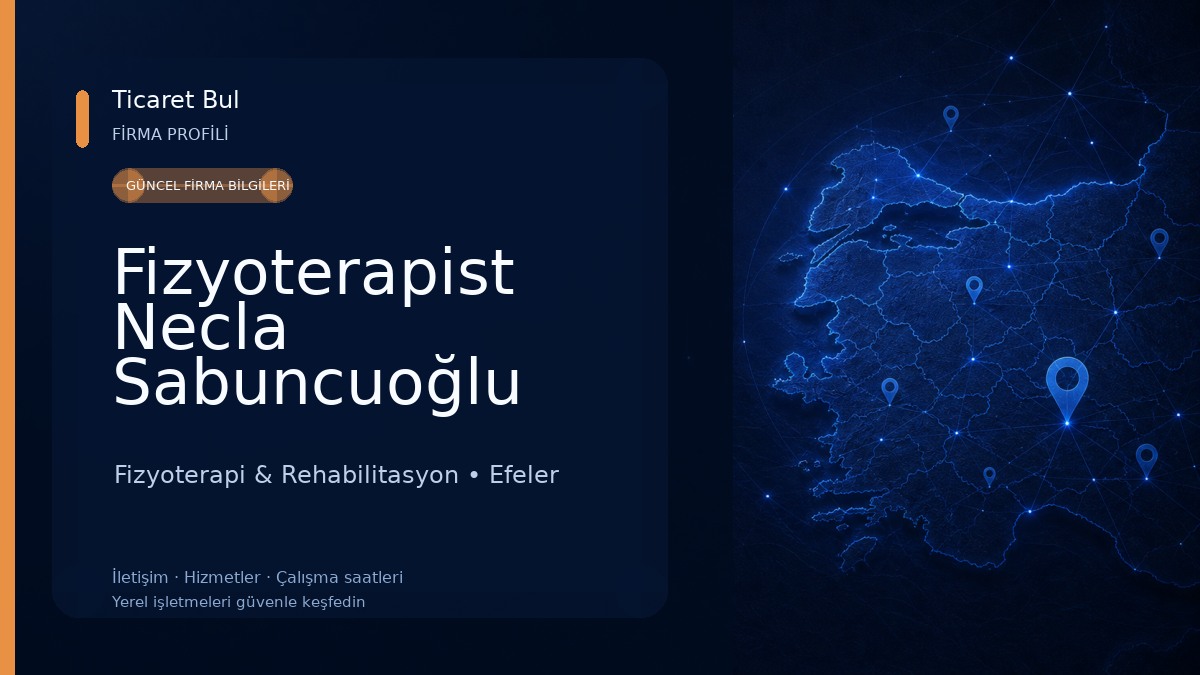 Fizyoterapist Necla Sabuncuoğlu