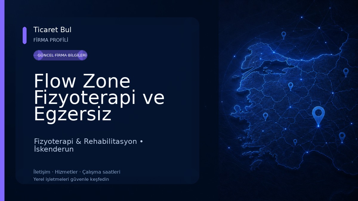 Flow Zone Fizyoterapi ve Egzersiz Danışmanlık Merkezi Fizyoterapi & Rehabilitasyon