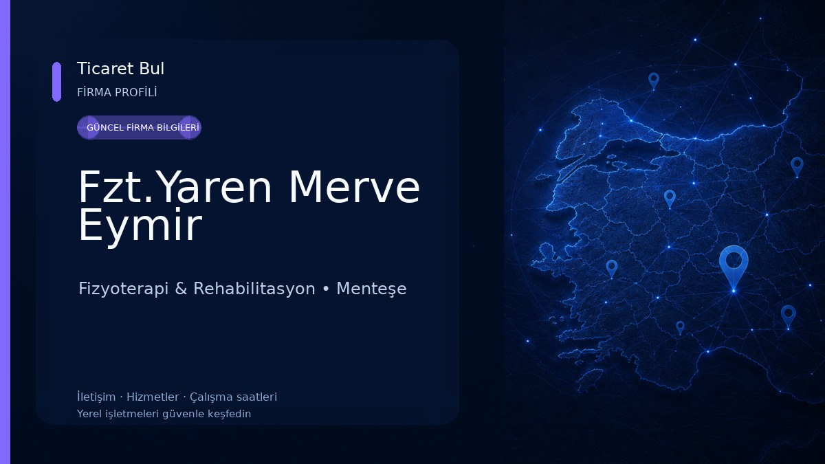 Fzt.Yaren Merve Eymir Fizyoterapi & Rehabilitasyon
