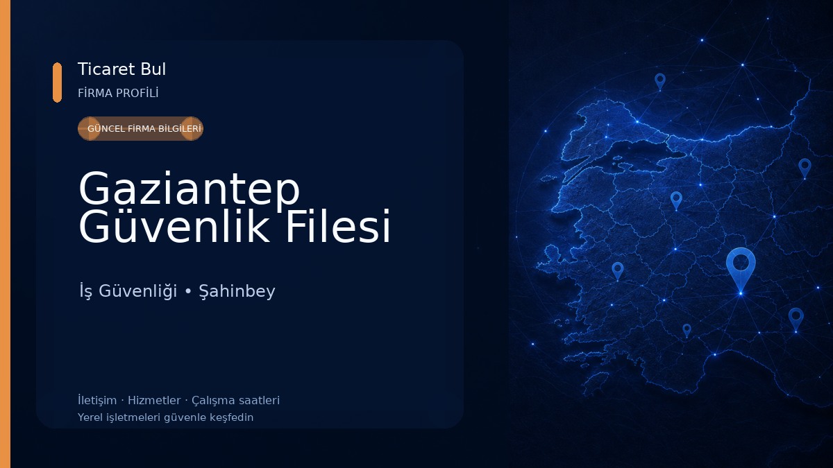 Gaziantep Güvenlik Filesi İş Güvenliği