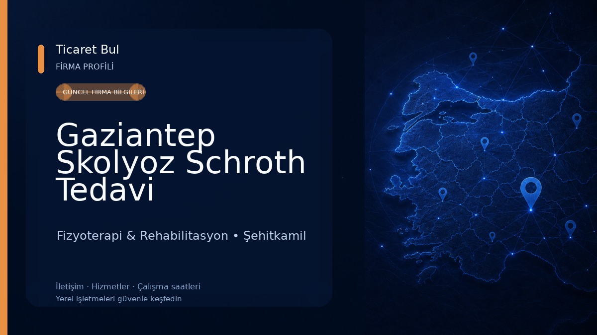 Gaziantep Skolyoz Schroth Tedavi