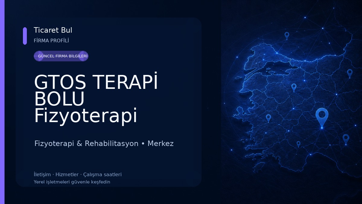 GTOS TERAPİ BOLU Fizyoterapi