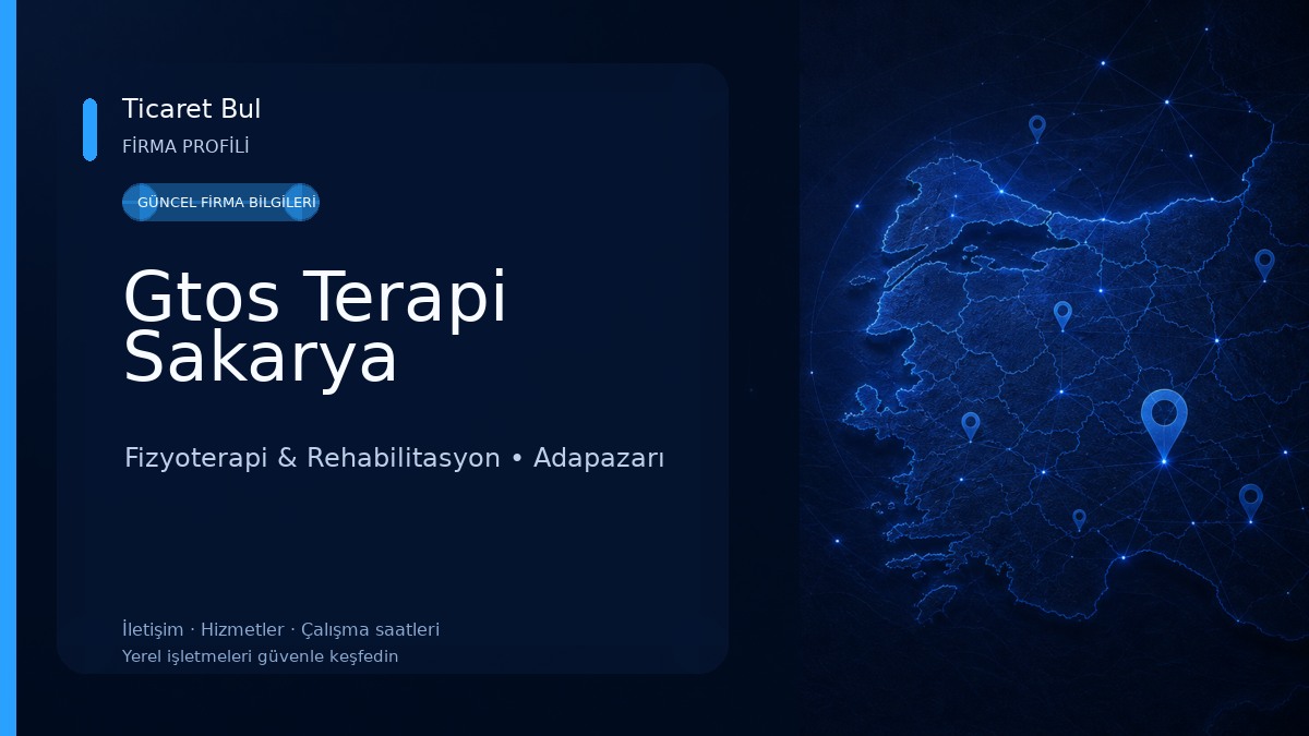 Gtos Terapi Sakarya