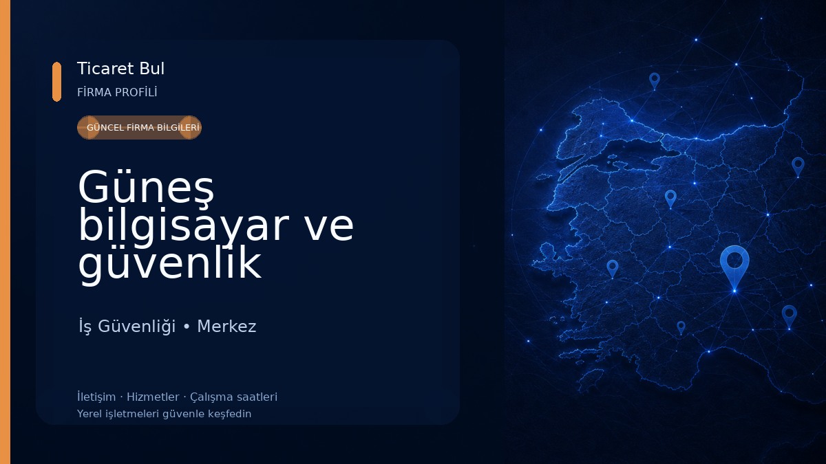 Güneş bilgisayar ve güvenlik sistemleri İş Güvenliği