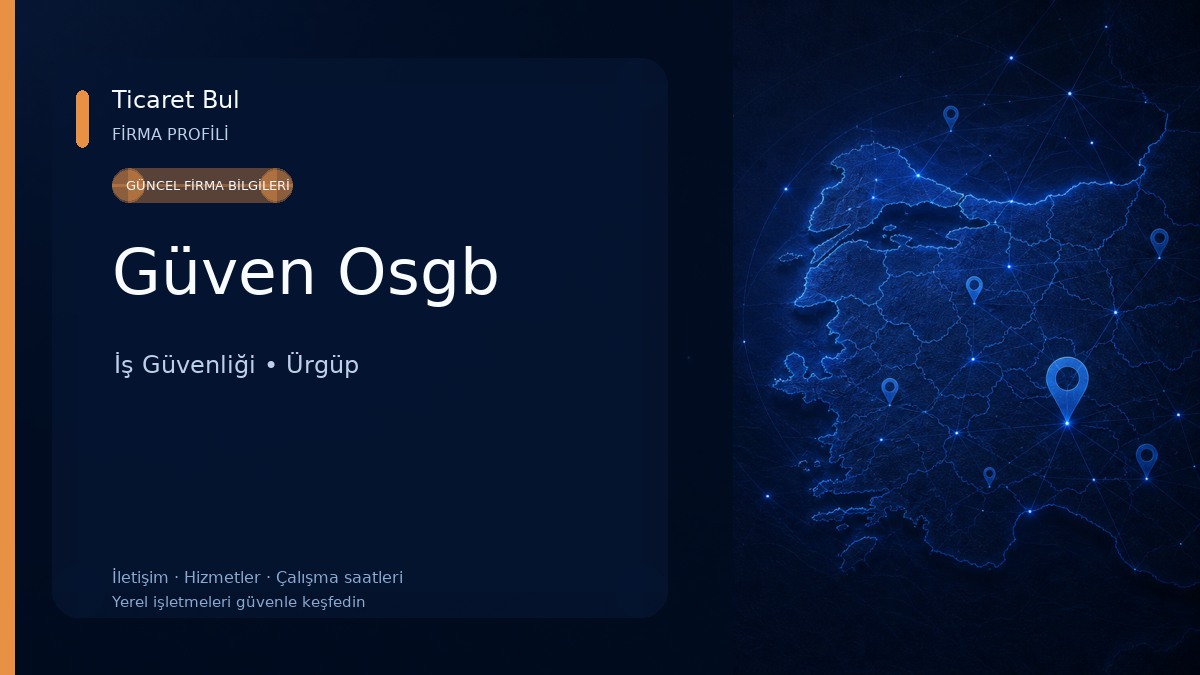Güven Osgb İş Güvenliği