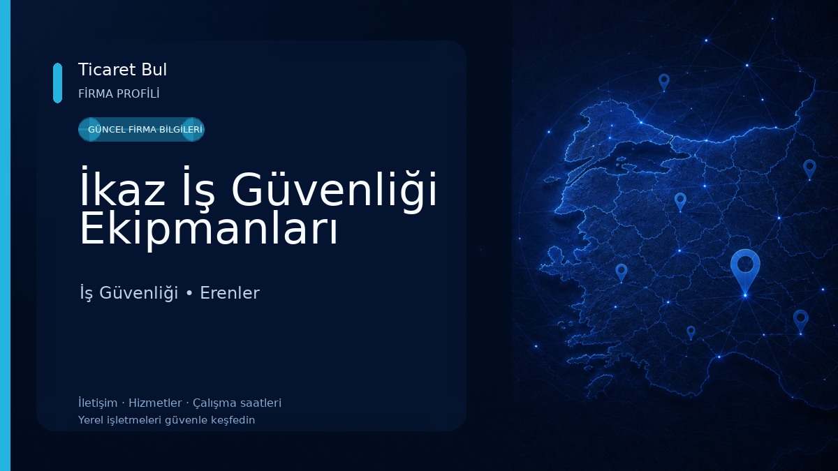 İkaz İş Güvenliği Ekipmanları İş Güvenliği