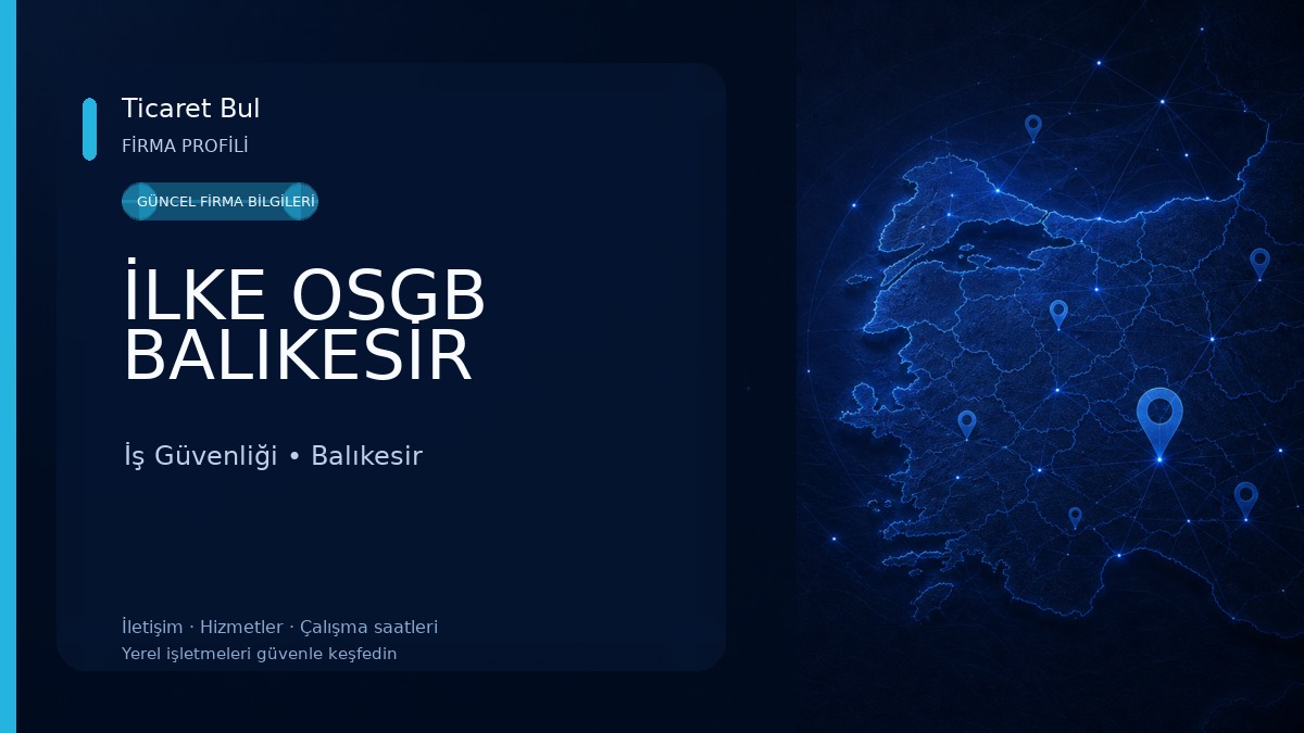 İLKE OSGB BALIKESİR