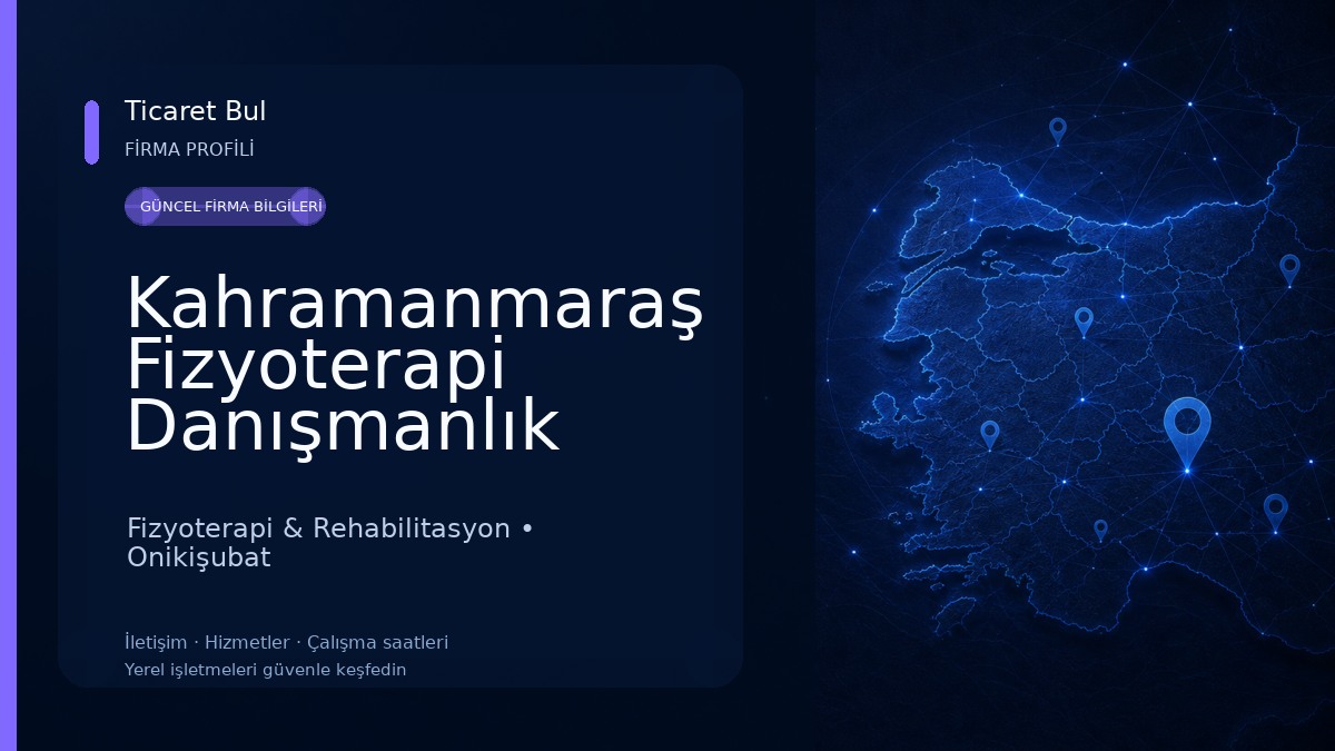 Kahramanmaraş Fizyoterapi Danışmanlık Merkezi | Fizyohealty Fizyoterapi & Rehabilitasyon