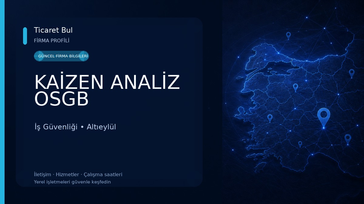 KAİZEN ANALİZ OSGB 